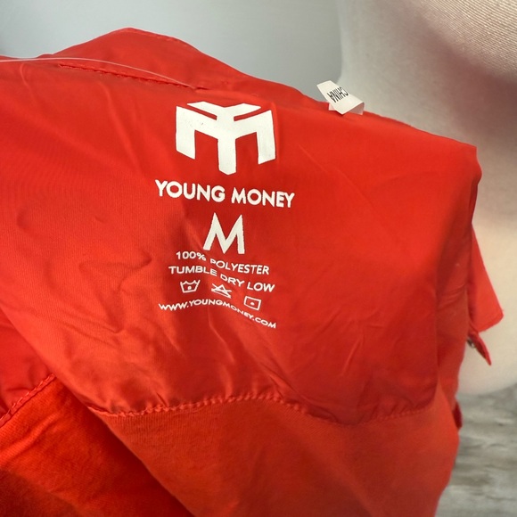 Red Button-Up Young Money Jacket - Picture 2 of 4